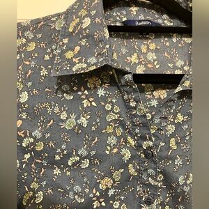 2 for $15 Darling Floral Blue Shirt